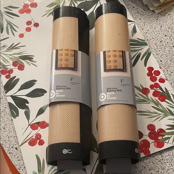 Made By Design Tan and Black Silicone Baking Mats - Picture 1 of 1